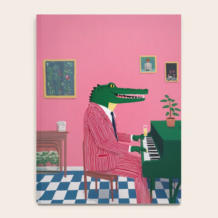 Crocodile Jazz Lounge Vibes Notebook Gallery Image 4