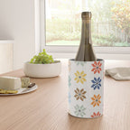 Elegant Pastel Festive Stars Pattern Wine Chiller Gallery Image 4