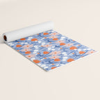 Red and blue spring flowers  Yoga Mat Gallery Image 2