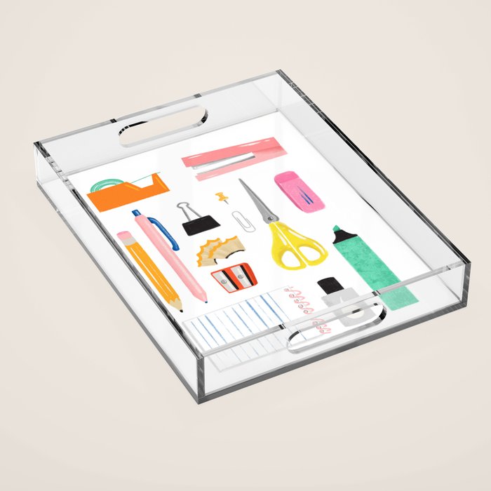 Office Supplies Acrylic Tray Gallery Image 1