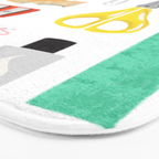Office Supplies Bath Mat Gallery Image 3