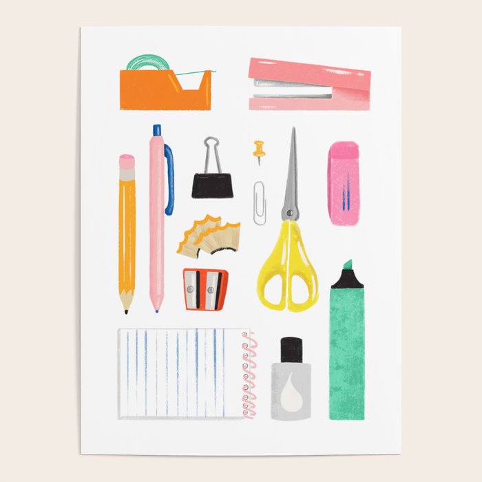 Office Supplies Poster Gallery Image 4