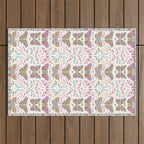 Vintage Butterflies  Outdoor Rug Gallery Image 1