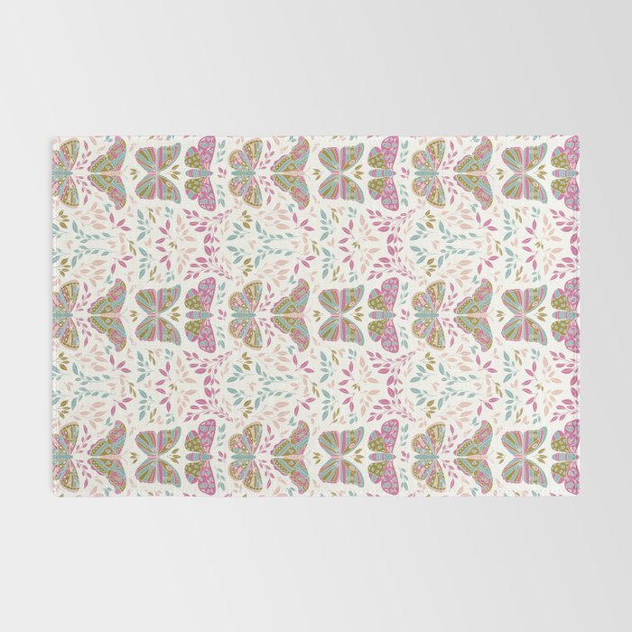 Vintage Butterflies  Rug Gallery Image 2