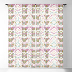 Vintage Butterflies  Window Curtain Gallery Image 5