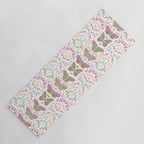 Vintage Butterflies  Yoga Mat Gallery Image 1