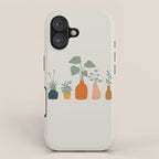 Cat and Plant 9 iPhone Case Gallery Image 1