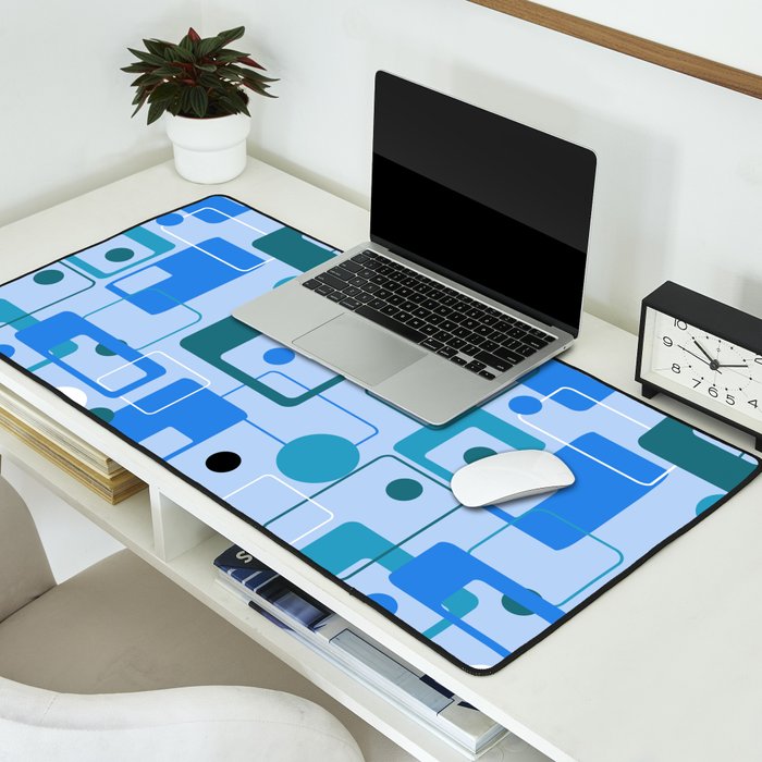 Mid Century Modern 74.2 Desk Mat Gallery Image 2