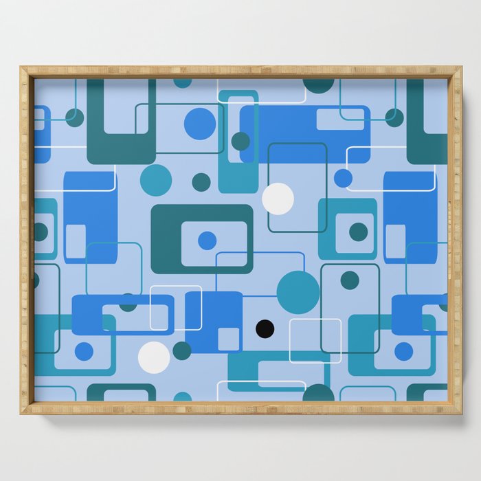 Mid Century Modern 74.2 Serving Tray Gallery Image 1