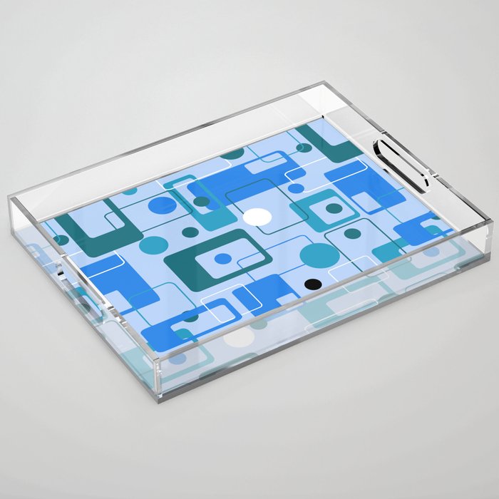 Mid Century Modern 74.2 Acrylic Tray Gallery Image 1