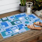 Mid Century Modern 74.2 Outdoor Rug Gallery Image 2
