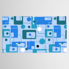 Mid Century Modern 74.2 Tablecloth Gallery Image 2