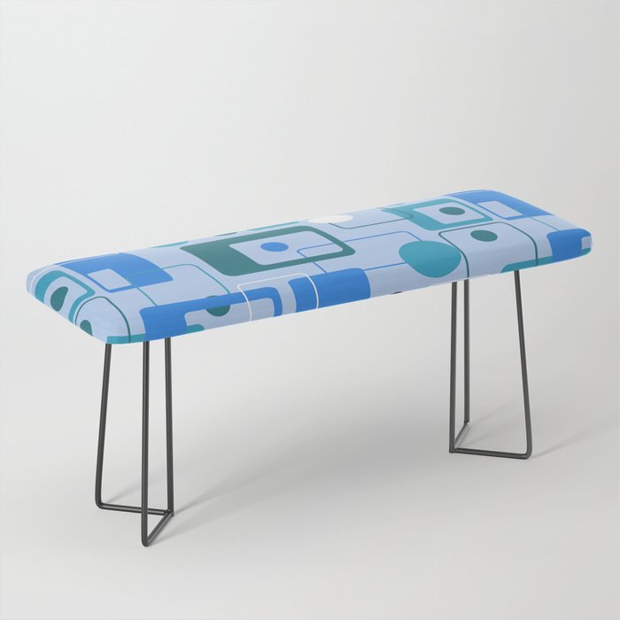 Mid Century Modern 74.2 Bench Gallery Image 1