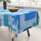 Mid Century Modern 74.2 Tablecloth Gallery Image 3