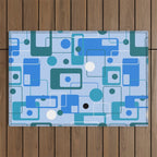 Mid Century Modern 74.2 Outdoor Rug Gallery Image 1
