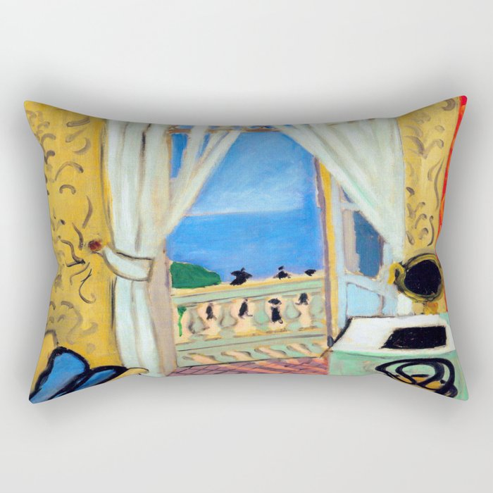 Henri Matisse Interior with a Violin Case Rectangular Pillow Gallery Image 1