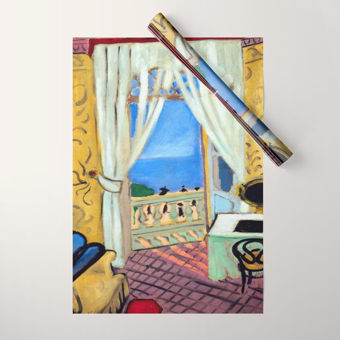 Henri Matisse Interior with a Violin Case Wrapping Paper Gallery Image 1