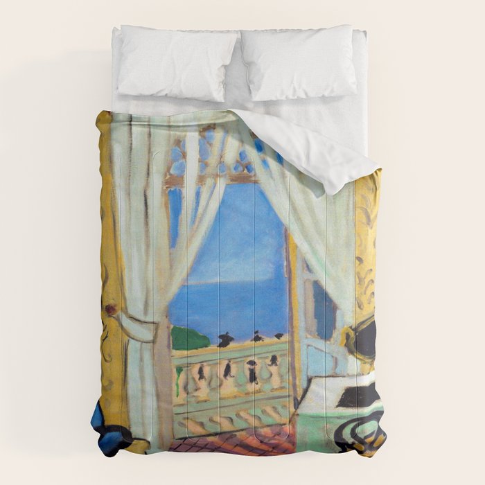 Henri Matisse Interior with a Violin Case Comforter Gallery Image 1