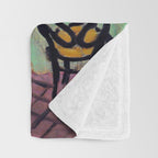 Henri Matisse Interior with a Violin Case Throw Blanket Gallery Image 3