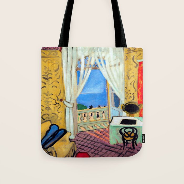 Henri Matisse Interior with a Violin Case Tote Bag Gallery Image 1
