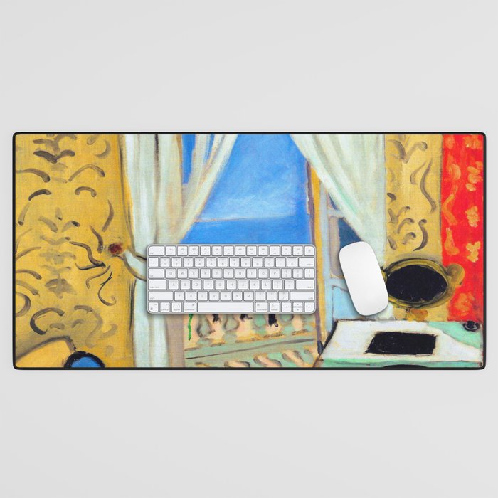 Henri Matisse Interior with a Violin Case Desk Mat Gallery Image 1