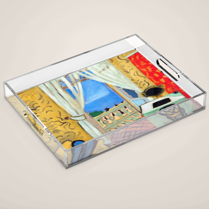 Henri Matisse Interior with a Violin Case Acrylic Tray Gallery Image 1