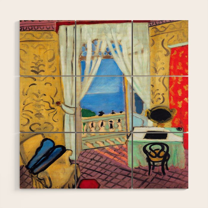 Henri Matisse Interior with a Violin Case Wood Wall Art Gallery Image 1