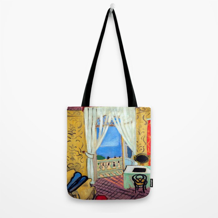 Henri Matisse Interior with a Violin Case Tote Bag Gallery Image 2