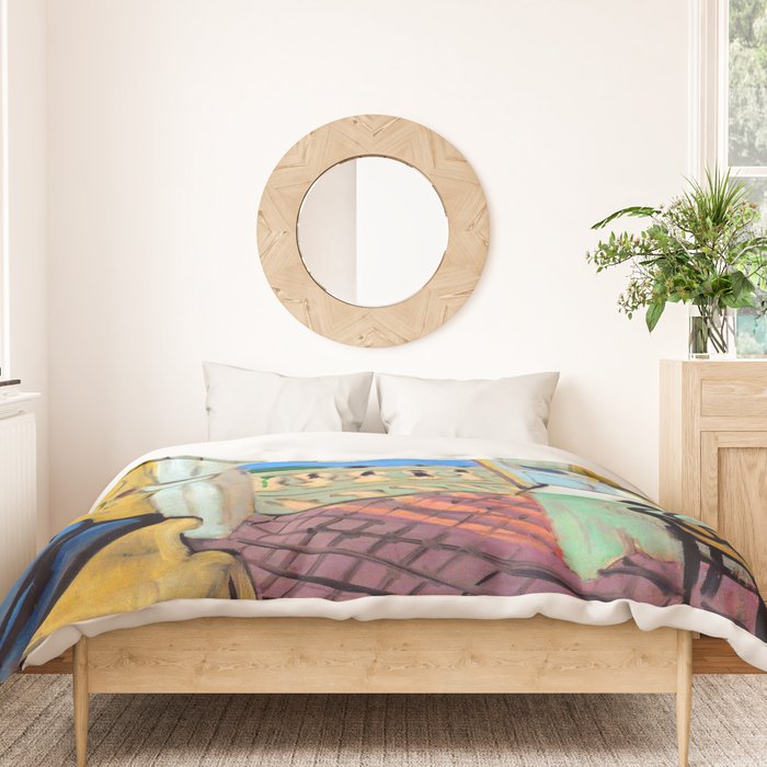 Henri Matisse Interior with a Violin Case Duvet Cover Gallery Image 3