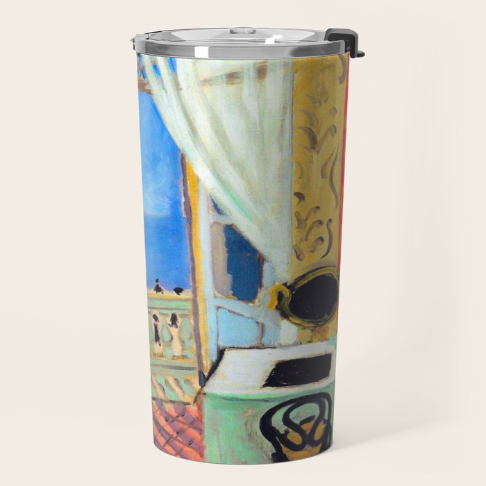 Henri Matisse Interior with a Violin Case Travel Mug Gallery Image 2