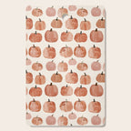 Mini Pumpkins Boho Autumn Cozy Fall Watercolor Illustration Cutting Board Gallery Image 1