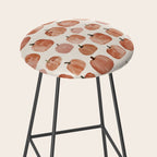 Mini Pumpkins Boho Autumn Cozy Fall Watercolor Illustration Stool Gallery Image 2