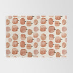 Mini Pumpkins Boho Autumn Cozy Fall Watercolor Illustration Rug Gallery Image 2