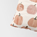 Mini Pumpkins Boho Autumn Cozy Fall Watercolor Illustration Pillow Sham Gallery Image 4