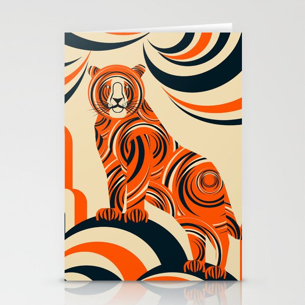 Tiger in the Woods Stationery Card Gallery Image 2
