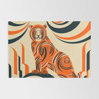 Tiger in the Woods Rug Gallery Image 2