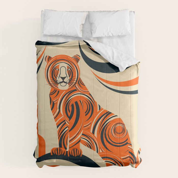 Tiger in the Woods Comforter Gallery Image 6