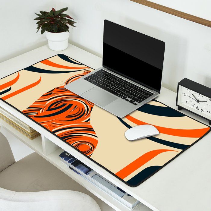 Tiger in the Woods Desk Mat Gallery Image 2