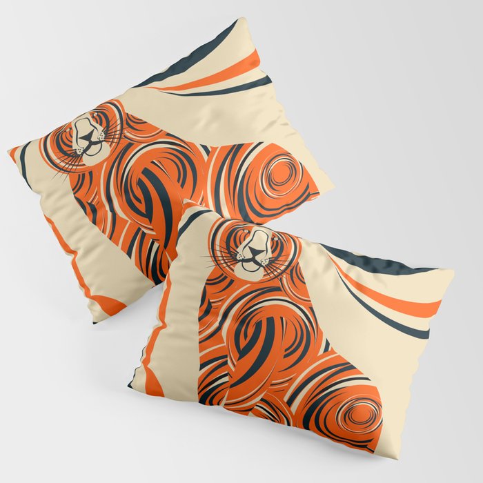 Tiger in the Woods Pillow Sham Gallery Image 3