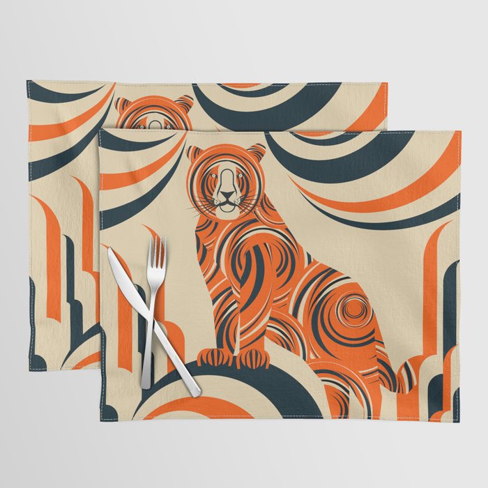 Tiger in the Woods Placemat Gallery Image 1