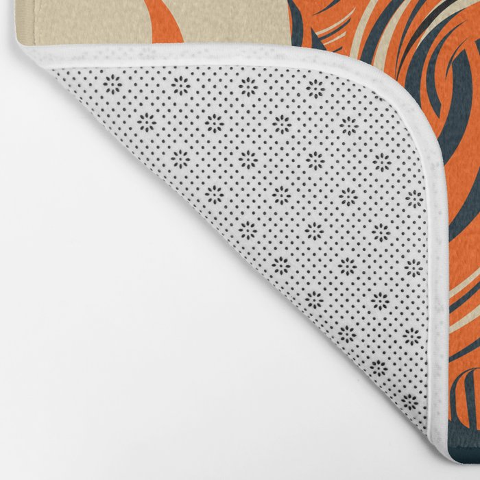 Tiger in the Woods Bath Mat Gallery Image 2