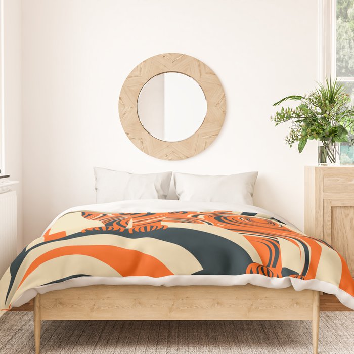 Tiger in the Woods Duvet Cover Gallery Image 3