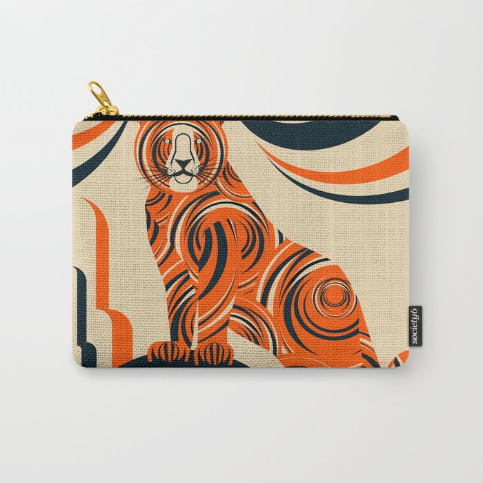 Tiger in the Woods Carry All Pouch Gallery Image 1
