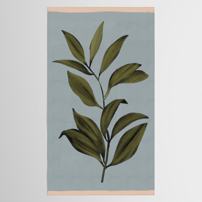 Abstract Art /Minimal Plant 77 Tablecloth Gallery Image 2