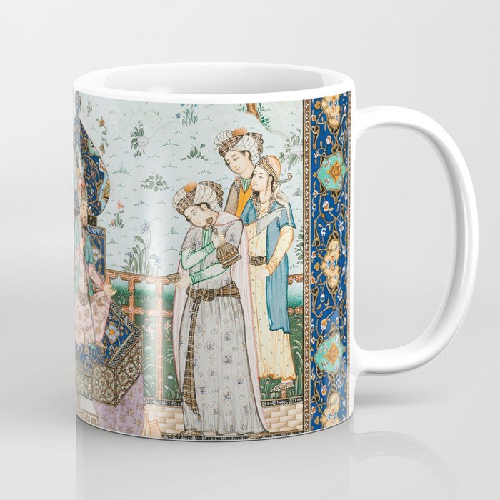 Persian Royal Court Dance Show Miniature Painting  Coffee Mug Gallery Image 1