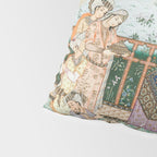 Persian Royal Court Dance Show Miniature Painting  Pillow Sham Gallery Image 4