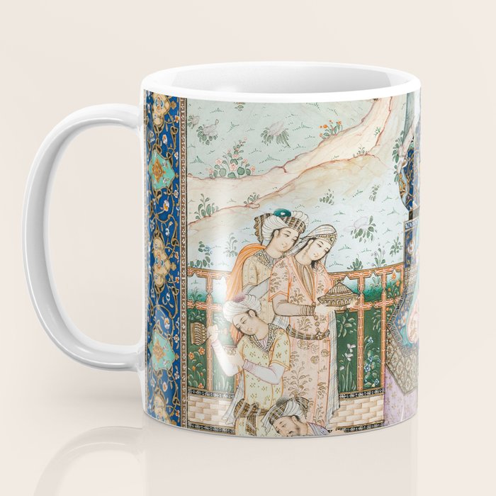 Persian Royal Court Dance Show Miniature Painting  Coffee Mug Gallery Image 3