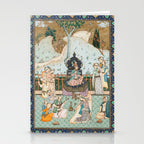 Persian Royal Court Dance Show Miniature Painting  Stationery Card Gallery Image 2