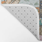 Persian Royal Court Dance Show Miniature Painting  Bath Mat Gallery Image 2