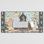 Persian Royal Court Dance Show Miniature Painting  Desk Mat Gallery Image 1